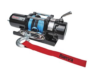 Winches: Runva 4.5X Winch 12V with Synthetic Rope