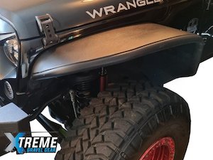 Flares: Xtreme Gravel Gear - Extra Wide Aluminium Fender Flares To Suit Jeep Wrangler JK