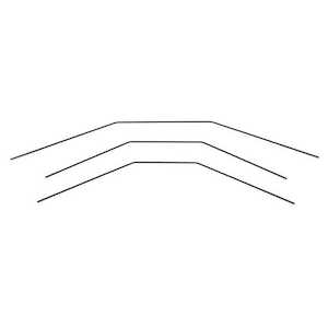 Swags Hutches: Kozi Alpine Swag pole Set 1100