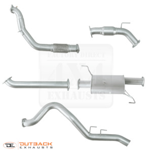 Outback Exhaust 3.5" Exhaust system to suit Isuzu D-Max / Holden Colorado 2007-2010