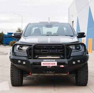 Ford Ranger: MCC Rocker 078-02 Triple Loop Winch Bar for Ford Ranger Raptor 2018-2021