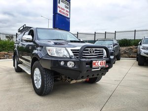 MCC Falcon 707-01 Single Black Loop Winch Bar for Toyota Hilux 2005-2011