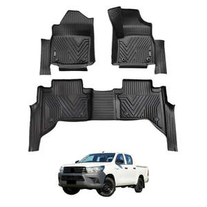 Toyota Hilux 2015-Onwards Injection Car Floor Mats (Auto Trans)