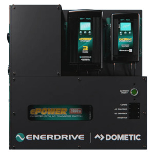 Enerdrive Adventurer Power System Right Mount 40AC 40DC 2000X INC Simarine