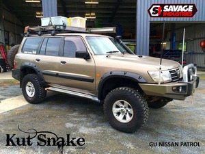 Nissan Safari Gu1 Patrol Y61 1998 2004: Kut Snake Flares for Nissan Safari/Patrol GU1, 2 & 3