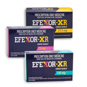 Anti Depressants: Efexor Venlafaxine Hcl 150mg Xr Capsules 28 (Prescription Only - Do Not Buy Unless You Have A Script