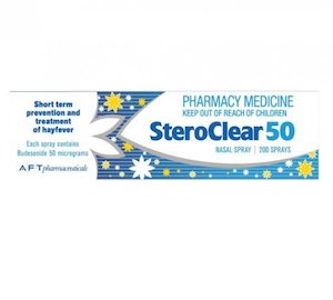 Steroclear Budesonide 50mg Nasal Spray 200 Doses