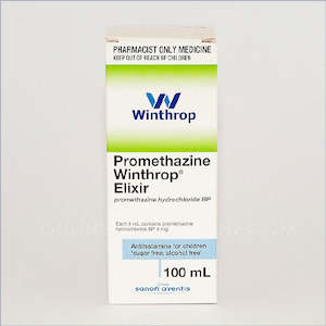 Antihistamines: Allersoothe Promethazine Winthrop Elixir 100ml