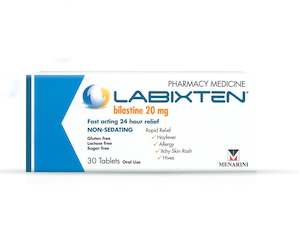 Antihistamines: Labixten 20mg Tablets 30s