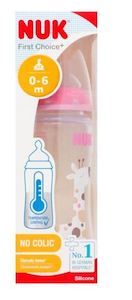 Feeding Bottles Teats And Cups: Nuk First Choice Polypropylene Bottle - Assorted Colours