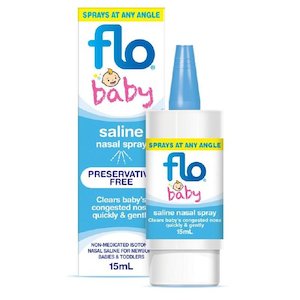 Paediatric Sinus Relief: Flo Baby Saline + Nasal Spray 15ml