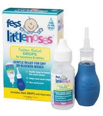 Fess Little Noses Drops & Aspirator 25ml