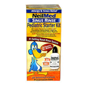 Paediatric Sinus Relief: Sinus Rinse Paediatric Kit 120ml 60 Sachets