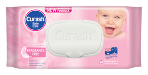 Powders And Wipes: Curash Frag. Free Baby Wipes 80