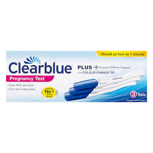 Pregnancy And Ovulation Tests: Clearblue Pregnancy Test 3 Pack