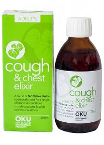 Cough Medicines: Oku Cough & Chest Elixir 200ml