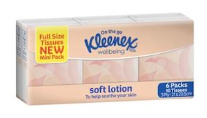 Klennex Pocket Packs with Lotion 6Pk