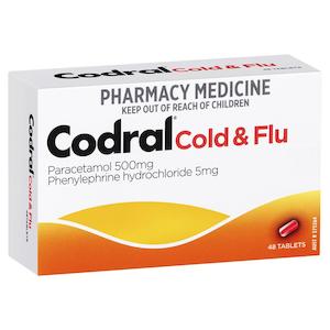 Sinus Relief Medicines: Codral Pe Cold & Flu Codeine Free 48s