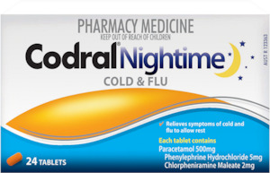 Codral Nightime Tablets 24