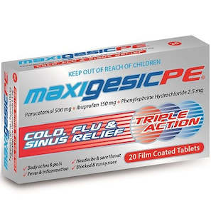 Maxigesic Pe Pain Relief 20s