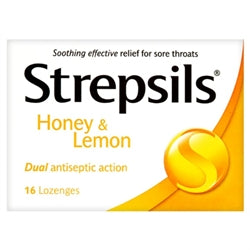 Strepsils Honey & Lemon Lozenges 16s