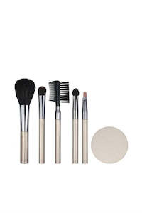 Cosmetic Tools And Removers: QVS 10-1103 Cosmetic Brush Set 5pc