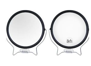 QVS Bathroom Shaving Mirror - Fog-Free and Adjustable