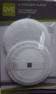 QVS 10-1080 Velour Satin Back Puff 2