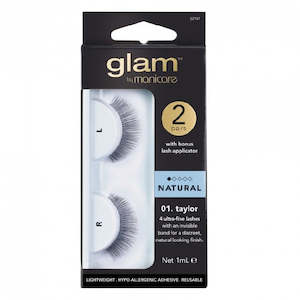 Eyelash Tint Or Fake Lashes: Manicare Glam Taylor Lashes 2Pk