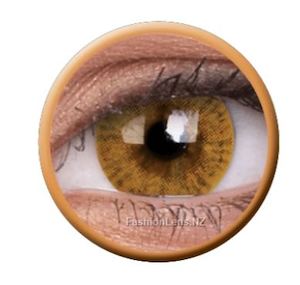 Colour Contact Lenses: Colourvue Basic Honey Colour Contact Lenses 1 Pair