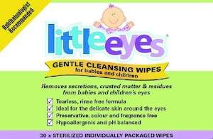 Conjunctivitis Bacterial: Fess Little Eyes Wipes 30s