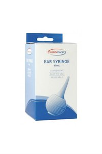 Ear Drops And Sprays: Surgipack Ear Syringe Sil Rubber 60ml
