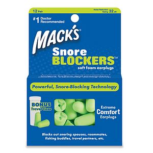 Ear Plugs: Macks Snore Blockers 12 Pairs