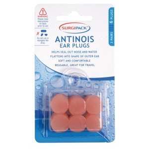 Ear Plugs: Surgipack Ear Plugs Antinois 3 Pairs