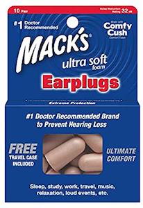 Macks Noise Block Ultra Soft Foam Earplugs 10 Pairs
