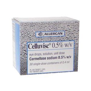 Eye Lubricants: Celluvisc 30 X 0.4ml