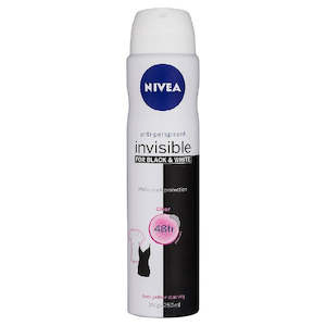 Nivea Deodrant Invisible Black & White Clear Aerosol 250ml