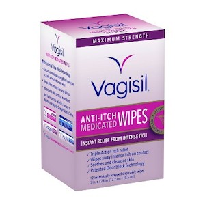 Vagisil Itch Relief Wipes 12