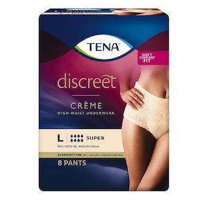 Incontinence: Tena Pants Women Creme Large 8s