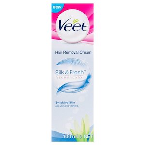 Shaving And Hair Removal Women: Veet Cream Sensitive Silk & Fresh 100ml
