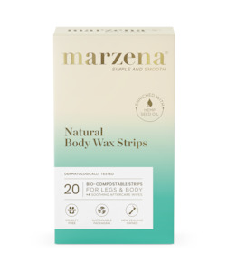 Shaving And Hair Removal Women: Marzena Natural Body Wax Strips 20's