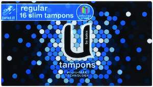 Tampons: U By Kotex Tampon Regular 16s