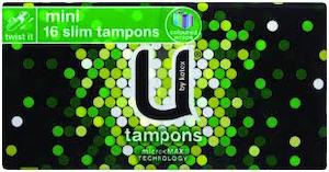 Tampons: U By Kotex Tampon Mini 16s