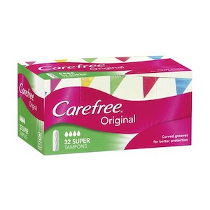 Carefree Super Tampons 32s