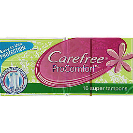 Tampons: Carefree Tampons Procomfort Super 16s