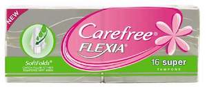 Tampons: Carefree Flexia Super Tampons 16s