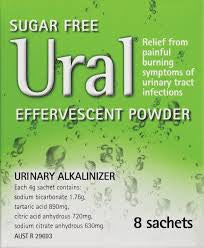 Urinary Tract Infections: Ural Sachets 4G 8s