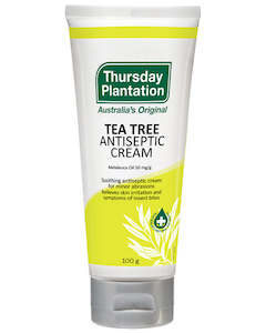 Antiseptic And Burns: Thursday Plantation Antiseptic Cream for Cuts, Abrasions, and Minor Burns - 100g Size