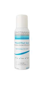 Antiseptic And Burns: Crystawash Wound Wash Spray 100ml