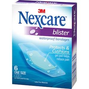 Nexcare Blister Waterproof Plasters 6Pk